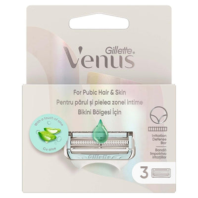 Gillette Venus Bikini Razor Replacement Heads - Sensitive Skin, Irritation-Free Shaving for Women's Grooming, Precise Bi