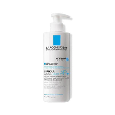 La Roche-Posay Lipikar Baume Light AP+M: Soothing Moisturizing Balm for Dry, Sensitive, Eczema-Prone Skin - 400ml Non-Gr