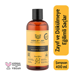 Ashley Joy Hair Loss Strengthening Shampoo - Garlic & Keratin Repair, Boost Volume & Shine - 400ml Ashley Joy Hair Loss Shampoo - Garlic & Keratin Repair hair loss shampoo, strengthening shampoo, garlic shampoo, keratin hair repair, volume boosting shampoo, anti hair fall shampoo, hair shine shampoo, damaged hair repair, Ashley Joy shampoo, dökülme karşıtı şampuan, hair strengthening, anti-breakage, hair repair, hair volume, hair shine, garlic extract, keratin, shampoo, hair care, hair treatment, hair fall 