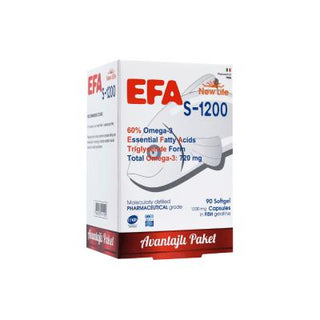New Life Efa S-1200: High Potency Omega 3 Fish Oil Capsules | 720mg Omega-3, ...