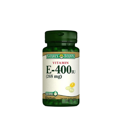 Nature's Bounty Vitamin E Supplement 400 IU Softgels - Antioxidant Support for Skin & Cardiovascular Health