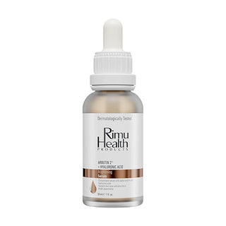 Rimu Health: Arbutin 2% Hyaluronic Acid Face Serum - Dark Spot Corrector, Skin Tone Evening & Brightening Serum for Hyperpigmentation - 30ml Rimu Health Arbutin Serum: Dark Spot Corrector, Skin Brightening skin tone evening serum, dark spot corrector, hyaluronic acid serum, arbutin serum, brightening face serum, blemish treatment, uneven skin tone treatment, skin radiance serum, Rimu Health serum, face serum for hyperpigmentation, face serum, skin brightening, hyperpigmentation treatment, dark spot removal,