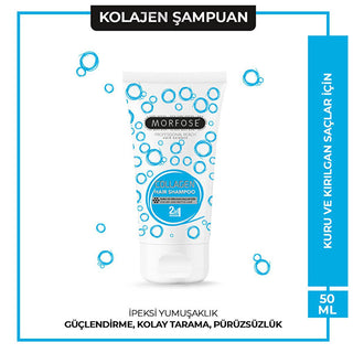 Morfose Collagen Shampoo for Dry Hair - 1.69 fl oz, Gentle Cleansing & Nourishment Morfose Collagen Shampoo for Dry Hair Collagen Shampoo, Dry Hair Care, Hair Nourishment, Gentle Shampoo, Healthy Hair Growth, Hair Care, Hair Health, Moisturizing Shampoo, Collagen for Hair, Dry Hair Solution, Hair Repair, Nourishing Shampoo