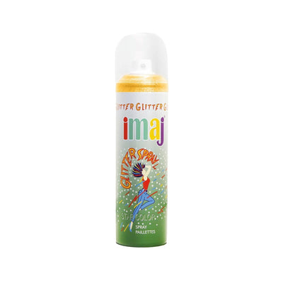 İmaj Star Color Gold Hair Spray 100ml - Temporary Gold Shimmer Hair Color Spray for Events & Parties