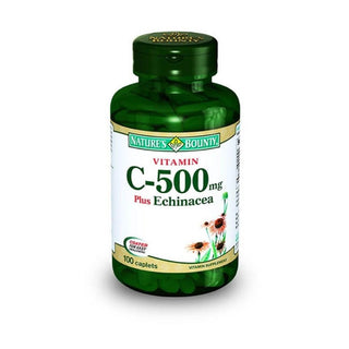 Nature's Bounty Vitamin C-500 mg Plus Echinacea Dietary Supplement for Immune Support - 100 Kaplet Nature's Bounty Vitamin C + Echinacea - Immune Support Supplement Vitamin C supplement, Echinacea dietary supplement, Immune system support, Natural health products, Dietary supplement for adults, Health and wellness, Immune boost, Fatigue reduction, Non-pharmaceutical health supplement, Adult health supplements, Natural immune support