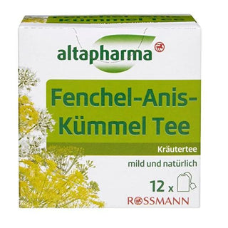 Altapharma Fennel Anise Cumin Tea: Natural Digestive Relief & Herbal Soothing Tea, 12 Bags Altapharma Fennel Tea: Natural Bloating & Digestive Relief Fennel Anise Cumin Tea, Herbal Digestive Tea, Natural Bloating Relief, Altapharma Tea, Digestive Aid Tea, Fennel Tea, Anise Tea, Cumin Tea, Herbal Tea, Digestive Support, Bloating Relief, Gas Relief, Natural Remedy, Soothing Tea, Herbal Blend, Tea Bags, Wellness Tea, Digestive Health, Traditional Remedy, Anise, Fennel, Cumin, Natural, Herbal, Bloating, Digesti