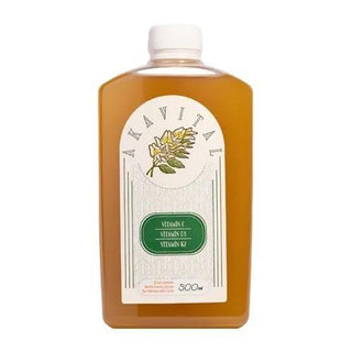 Akavital Strawberry Flavored Liquid Multivitamin Dietary Supplement for Adults - 16.91 fl oz Akavital Liquid Multivitamin Supplement - 16.91 fl oz Liquid dietary supplement, Multivitamin, Acacia gum supplement, Vitamin C, Vitamin D, Vitamin K, Strawberry flavored supplement, Adult health supplement, Digestive health support, Health and wellness, Dietary supplement, Vitamin supplement, Immune system support, Natural health products