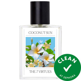 The 7 Virtues Coconut Sun Eau de Parfum - Natural, Cruelty-Free Perfume for Women The 7 Virtues Coconut Sun Eau de Parfum - Natural & Cruelty-Free Eau de Parfum, Cruelty-free perfume, Vegan fragrance, Natural essential oils, Sustainable cosmetics, Women's perfume, Fresh fragrance, Coconut scent, Hypoallergenic perfume, Gluten-free fragrance, Fair-trade cosmetics, Eco-friendly perfume, The 7 Virtues, Perfume for women, Natural perfume, Ethical cosmetics