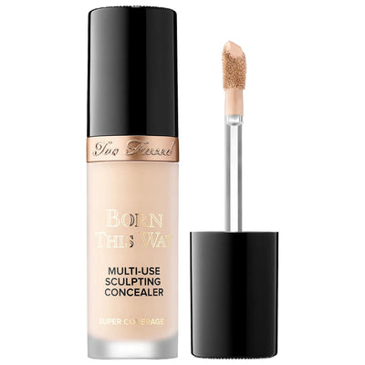 Born This Way Full Coverage Concealer: Natural Finish, Vegan & Cruelty-Free Hyaluronic Acid Formula - Masks Imperfection