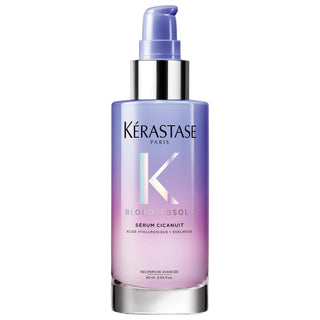 Kérastase Blond Absolu Overnight Hair Serum: Repair Lightened & Damaged Hair with Hyaluronic Acid & Edelweiss Flower - Hydrating, Smoothing, Split End Treatment Kérastase Hair Serum: Repair Damaged & Lightened Hair Overnight hair serum, overnight hair treatment, lightened hair repair, damaged hair serum, hyaluronic acid hair, edelweiss flower hair treatment, split end repair serum, hair breakage treatment, color treated hair serum, hydrating hair serum, hair treatment, overnight treatment, hair repair, spli
