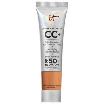 IT Cosmetics Mini CC+ Cream Full Coverage Color Correcting Foundation with SPF 50+ - Vegan, Gluten-Free, Cruelty-Free Ma