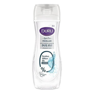 Duru Hydro Pure Micellar Shower Gel 450ml - Gentle, Paraben-Free Cleansing for Sensitive Skin Duru Micellar Shower Gel 450ml - Gentle & Paraben-Free micellar shower gel, gentle cleansing product, paraben-free shower gel, sensitive skin care, SLS-free and silicone-free skincare, natural skincare, gentle shower gel, micellar water technology, sensitive skin products, skincare for sensitive skin, paraben-free skincare, SLS-free skincare, silicone-free skincare, Duru products