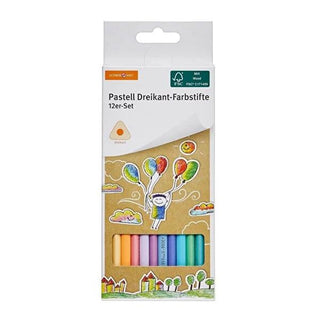 Schreibwelt Kuru 12-Piece Triangular Tip Pastel Crayon Art Supplies Set for Artists, Kids, and Educators Schreibwelt Kuru 12 Piece Pastel Crayon Set - Art Supplies pastel crayons, art supplies, drawing tools, children's art, 12-piece crayon set, triangular tip crayons, art kits for kids, art supplies for educators, drawing supplies, artistic gifts, art materials for adults, art classes supplies, home art projects