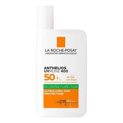 La Roche-Posay Anthelios Oil Control Facial Sunscreen SPF 50+ - UVA/UVB Protection for Oily & Sensitive Skin, Non-Comedo