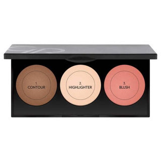 golden rose sculpting palette 3 shades, golden rose metals sculpting palette in use, swatches of golden rose sculpting palette Golden Rose Sculpting Palette - 3 Shades | 3x4.5g Golden Rose Sculpting Palette - 3 Shades golden-rose, sculpting-palette, makeup, contour, highlighter, blush, cosmetic-palette, beauty, ai-generated, palette