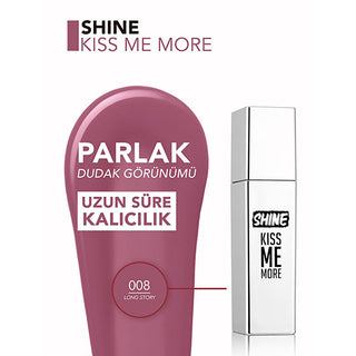 Flormar Shine Kiss Me More Liquid Lipstick - Long-Lasting Moisturizing Lip Color with Shiny Finish Flormar Shine Kiss Me More Liquid Lipstick - Long-Lasting & Moisturizing liquid lipstick, long-lasting lip color, moisturizing lipstick, shiny lip finish, Flormar Shine Kiss Me More, hydrating lip makeup, makeup for dry lips, lip care, cosmetic lip products, beauty essentials, lipstick with hyaluronic acid, murumuru oil lip care, vibrant lip colors, lip makeup for sensitive lips