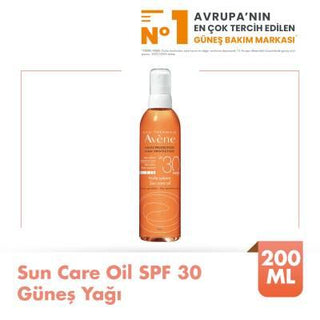 Avene SPF30 Sunscreen Body Oil - Water-Resistant, Non-Greasy Sun Protection for Sensitive Skin