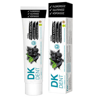 DK Dent Activated Charcoal & Clay Toothpaste - Naturally Whiten Teeth, Remove Stains, Fluoride Gluten & Paraben-Free Oral Care DK Dent Charcoal Toothpaste: Whiten Teeth Naturally, Remove Stains activated charcoal toothpaste, teeth whitening toothpaste, fluoride-free toothpaste, gluten-free toothpaste, paraben-free toothpaste, natural toothpaste, stain removal toothpaste, clay toothpaste, oral care, teeth whitening, charcoal toothpaste, whitening toothpaste, fluoride free, gluten free, paraben free, natural 