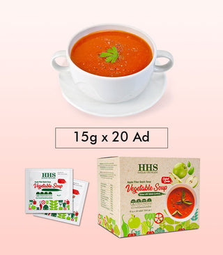 HHS Apple Fiber Diet Soup 15g x 20 | Low Calorie & High Fiber | Light Meal Alternative