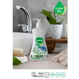 Siveno Laurel Oil Natural Liquid Soap - Vegan, Paraben-Free, Gentle Cleansing for Sensitive Skin - 10.14 fl oz Siveno Laurel Oil Soap: Natural, Vegan & Gentle Cleansing natural liquid soap, laurel oil soap, defne yağı sıvı sabun, vegan soap, paraben-free soap, cruelty-free soap, sustainable soap, sensitive skin soap, organic liquid soap, chemical free soap, natural soap, laurel oil, defne yağı, vegan skincare, paraben free, cruelty free, sustainable skincare, sensitive skin, organic soap, chemical free, gen