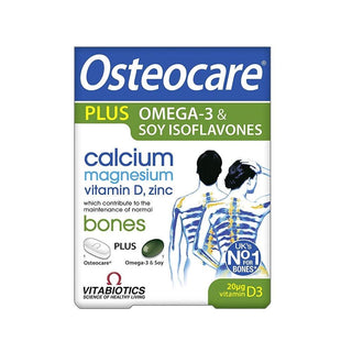 Vitabiotics Osteocare Plus Dietary Supplement for Bone Health Support - 84 Units Vitabiotics Osteocare Plus - Bone Health Supplement Dietary Supplement, Multivitamin and Mineral, Omega-3 Supplement, Bone Health Support, Vitabiotics Osteocare Plus, Adults concerned about bone health, Individuals seeking comprehensive dietary supplementation, Health-conscious consumers, Nutritional supplement, Bone density support, Vitamin D supplement, Omega-3 fatty acids