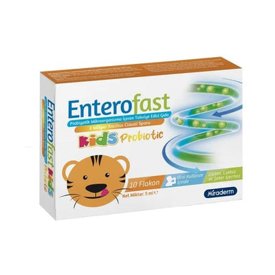 Miraderm Enterofast Kids Probiotic 10 Vials