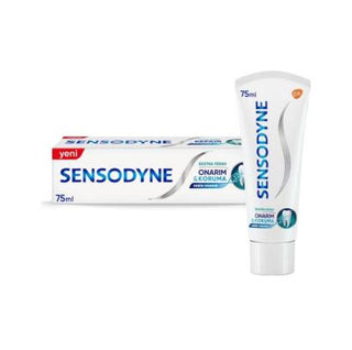 Sensodyne Repair and Protect Extra Fresh Toothpaste for Sensitive Teeth - 2.54 fl oz Sensodyne Repair & Protect Toothpaste for Sensitive Teeth sensitive toothpaste, repair and protect toothpaste, NovaMin technology toothpaste, long-lasting sensitivity relief, fresh breath toothpaste, tooth sensitivity solution, oral care for sensitive teeth, desensitizing toothpaste, sensitive teeth relief, oral health products