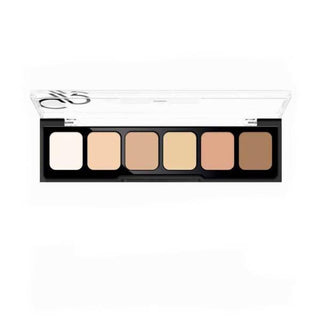 golden rose concealer cream palette packaging, golden rose concealer shades swatches, golden rose concealer palette opened view Golden Rose Correct & Conceal Concealer Cream Palette - Light To Medium | 6x2g Golden Rose Concealer Cream Palette - Light To Medium golden-rose, concealer-palette, makeup, beauty, makeup-enthusiasts, beauty-professionals, high-coverage, cream-concealer, cosmetic, ai-generated