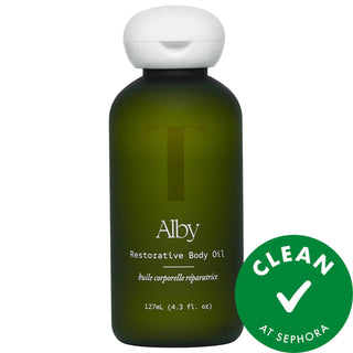 Alby Restorative Body Oil for Sensitive & Dehydrated Skin - Intensely Moisturizing Body Oil with Lavender & Rose Alby Body Oil for Sensitive Skin - Moisturizing & Calming Body Oil for Sensitive Skin, Moisturizing Body Oil, Natural Skincare Products, Lavender Body Oil, Rose Body Oil, CLEAN at Sephora, Sensitive Skin Care, Dry Skin Moisturizer, Skincare Routine, Body Moisturizers, Hydrating Body Oil, Natural Body Care, Relaxing Skincare, Silky Body Oil, Clean Beauty Products