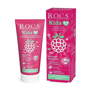 Rocs Kids Children's Toothpaste - Mineral-Based, Raspberry Flavor for 3-7 Years Old Kids - Protects Against Cavities Rocs Kids Toothpaste for Kids 3-7 Years - Mineral & Xylitol children's toothpaste, mineral toothpaste for kids, xylitol toothpaste, raspberry flavor toothpaste, oral care for children 3-7 years, kids oral care products, toothpaste for mixed teething period, cavity protection toothpaste, mineral-based toothpaste, healthy smile for kids