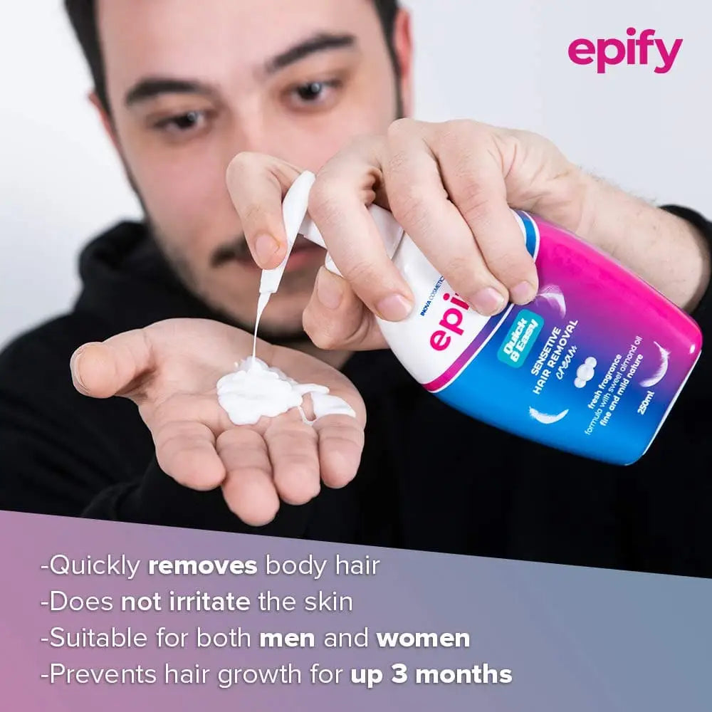 Epify Hair Removal Cream 250 ml (Pack of 3)