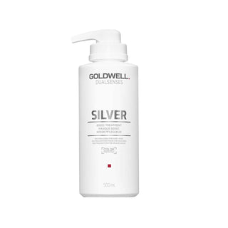 Goldwell Dualsenses Silver 60Sec Hair Mask for Gray & Blonde Hair - Nourishing, Color-Enhancing, 500ml Goldwell Silver 60Sec Hair Mask for Gray & Blonde Hair hair mask, gray hair care, blonde hair care, Goldwell Dualsenses, Silver 60Sec, hair nourishment, color-enhancing hair mask, professional hair care, hair color maintenance, nourishing hair mask, 500ml hair mask, gray hair solution, blonde hair solution, hair care for color-treated hair
