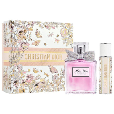 Miss Dior Blooming Bouquet: Floral Eau de Toilette & Travel Spray Set | Luxury Women's Perfume - Rose, Peony Scent for M