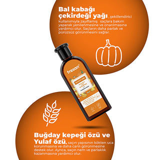 Tresan Sulfate-Free Repair Shampoo with Pumpkin Seed Oil - Gentle, Nourishing, and Natural Hair Care for Damaged Hair Tresan Sulfate-Free Repair Shampoo - Natural Hair Care sulfate-free shampoo, pumpkin seed oil hair care, repair shampoo, natural hair care products, daily use shampoo, gentle hair care, nourishing shampoo, damaged hair repair, weakened hair care, sensitive scalp shampoo, hair care solution, Tresan hair products
