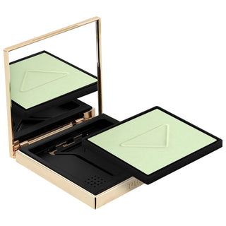Reset Makeup Setting Powder - Refillable, Mattifying, Squalane-Infused for Long-Lasting Makeup - Universal Green Shade Reset Makeup Setting Powder - Refillable & Mattifying makeup setting powder, mattifying powder, refillable makeup, squalane-infused cosmetics, universal shade makeup, long-lasting makeup, eco-friendly cosmetics, sustainable beauty products, shine control, matte finish makeup, green shade makeup, refillable packaging, moisturizing makeup, soft-focus effect