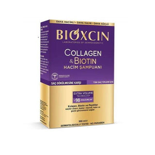 Bioxcin Collagen & Biotin Volumizing Shampoo: Fight Hair Loss & Thicken Hair, All Hair Types, 10 fl oz Bioxcin Collagen & Biotin Shampoo: Thicken Hair & Stop Hair Loss Biotin shampoo, Collagen shampoo, Hair loss shampoo, Volumizing shampoo, Shampoo for all hair types, Hair thickening shampoo, Shampoo for hair growth, Anti-hair fall shampoo, Bioxcin shampoo, Hair shampoo, Hair thinning, Hair volume, Biotin, Collagen, Hair care, Daily use shampoo, Hair strengthening, Hair nourishment, Hair vitality, All hair 