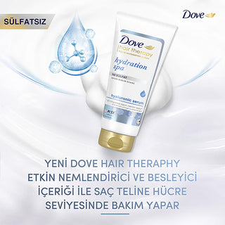 Dove Hair Therapy Hydration Spa Conditioner: Hyaluronic Acid Treatment for Deep Hydration, Dry & Damaged Hair Repair Dove Hair Therapy: Hydrating Conditioner for Dry, Damaged Hair hair conditioner, hyaluronic acid hair treatment, moisturizing hair cream, dry hair treatment, nourishing hair conditioner, deep hydration hair care, Dove hair products, saç kremi, nemlendirici saç kremi, hair therapy, dry hair, damaged hair, hair hydration, moisturizing, nourishing, hair care, healthy hair, strong hair, beautiful