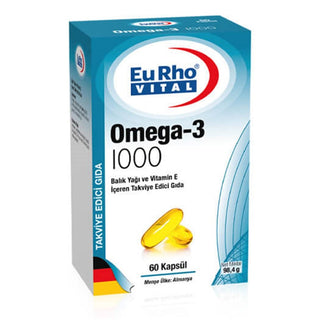 EuRho Vital Omega-3 1000 60 Capsules