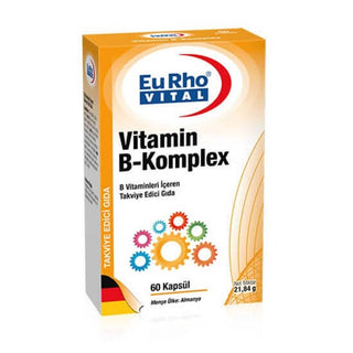 EuRho Vital Vitamin B-Complex 60 Capsules