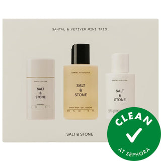 Santal & Vetiver: Cleanse, Hydrate & Protect - Mini Trio Discovery Set: Aluminum-Free Deodorant, Body Wash & Lotion - Earthy & Woody Fragrance Santal & Vetiver Body Care: Mini Trio - Deodorant, Lotion & Wash Santal Vetiver deodorant, Aluminum-free deodorant, Body wash, Body lotion, Natural body care, Earthy fragrance, Woody fragrance, Santal body wash, Vetiver body lotion, Probiotic deodorant, natural deodorant, aluminum free, body care set, santal scent, vetiver scent, earthy, woody, Niacinamide, Probiotic