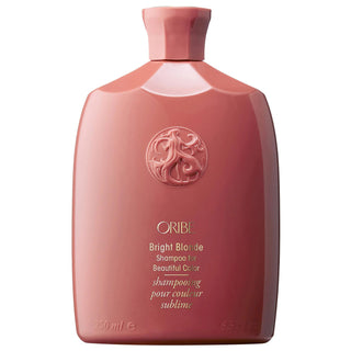 Oribe Bright Blonde Shampoo - Sulfate-Free, Vegan, Brassiness Correction for Vibrant Color Oribe Bright Blonde Shampoo - Vibrant Color, Sulfate-Free blonde shampoo, brassiness correction, color-safe shampoo, vegan hair care, sulfate-free shampoo, Oribe, blonde hair, silver hair, hair care, cruelty-free, gluten-free, pure violet pigments, brightening complex, oribe signature complex
