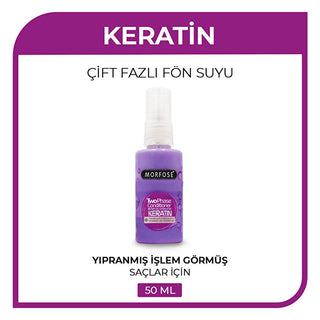 Morfose Keratin Hair Treatment: Revitalizing Leave-In Conditioner & Heat Protectant Spray for Damaged Hair - Shine & Repair Morfose Keratin Hair Treatment: Repair & Shine - Heat Protectant keratin hair treatment, leave-in conditioner, heat protectant spray, hair repair serum, shine enhancing hair product, damaged hair treatment, Morfose Keratin, hair styling product, keratin fön suyu, hair conditioning spray, keratin treatment, hair repair, heat protection, shiny hair, healthy hair, hair care, dry hair, dam