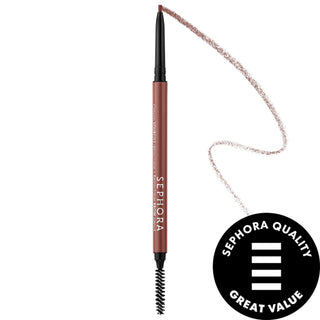 Retractable Eyebrow Pencil - Waterproof, Precise Definition & Long-Lasting Retractable Eyebrow Pencil - Waterproof & Precise waterproof eyebrow pencil, retractable brow pencil, precise eyebrow definition, long-lasting brow makeup, natural-looking eyebrow enhancement, eyebrow makeup, brow pencil, cosmetic, makeup, beauty, grooming, brow grooming, brow care