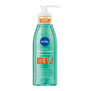Nivea Derma Skin Clear Acne Face Wash: Deep Cleansing Salicylic Acid & Niacinamide Gel for Blemish & Pore Control, Oily & Acne-Prone Skin Nivea Acne Face Wash: Salicylic Acid Cleanser for Clear Skin acne face wash, salicylic acid cleanser, niacinamide face wash, pore minimizing cleanser, oily skin cleanser, blemish control face wash, deep cleansing face gel, Nivea Derma Skin Clear, blackhead removal cleanser, whitehead removal cleanser, face wash, cleanser, salicylic acid, niacinamide, sea salt, oily skin, 