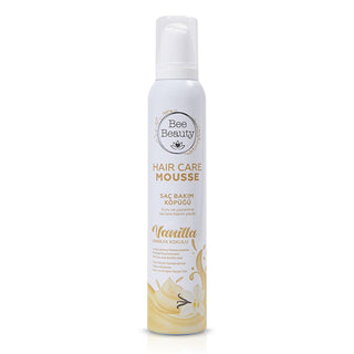 Bee Beauty Hair Care Mousse - Vanilla Scented, Conditioning, Damage Repair - 6.76 fl oz Bee Beauty Hair Care Mousse - Vanilla Scented Conditioning hair care mousse, vanilla scented hair product, conditioning hair treatment, damage repair hair care, leave-in hair mousse, hair care, hair mousse, vanilla scent, conditioning treatment, hair repair, easy hair management, fragrant hair products