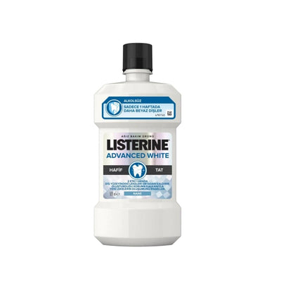 Listerine Advanced White Mouthwash 500ml - Oral Care & Teeth Whitening Solution