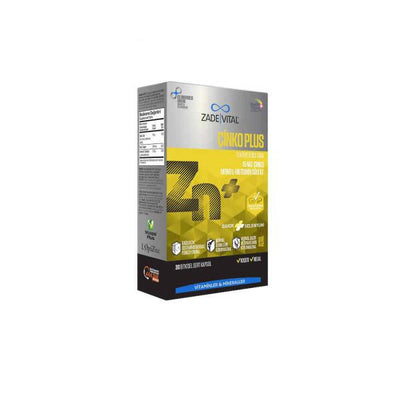 Zade Vital ‚inko Plus: High Absorption Zinc Supplement - Boost Immune Support, Copper & Selenium - 30 Capsules