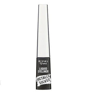 Rival Loves Me Liquid Eyeliner Likit 06 Silver - Precise, Intense Coverage for Dramatic Eye Look Rival Loves Me Liquid Eyeliner - Precise & Intense Silver liquid eyeliner, silver eyeliner, intense eyeliner, Rival Loves Me Eyeliner, cosmetic eyeliner, makeup, beauty products, precise application, long-lasting color, dramatic eye look, eye makeup, beauty essentials, gifts for her, makeup lovers