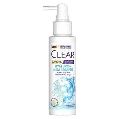 Clear Women Hair Care Serum - Anti-Dandruff, Hyaluronic Acid Moisturizing Serum for Dry Scalp Treatment