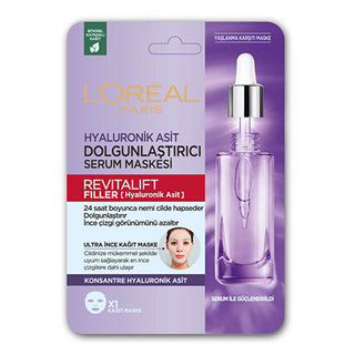 Loreal Paris Revitalift Filler Hyaluronic Acid Paper Mask